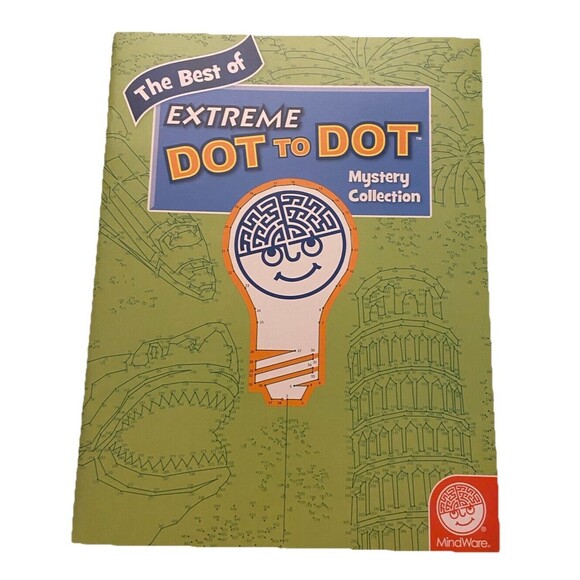 Adult Coloring DOT TO DOTS Extreme Hidden Collection USA MindWare The Best New - Picture 1 of 5